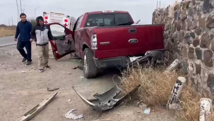 Cinco lesionados en cruento accidente