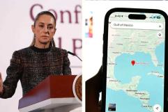 Sheinbaum analiza demanda contra Google por cambio de nombre del Golfo de México