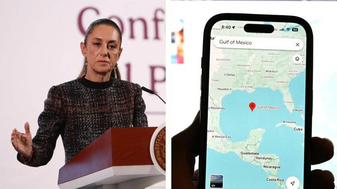 Sheinbaum analiza demanda contra Google por cambio de nombre del Golfo de México Sheinbaum analiza demanda contra Google por cambio de nombre del Golfo de México