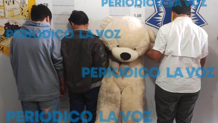 Secuestran a Ted; Por robarse un peluchote, tres menores desataron una persecución