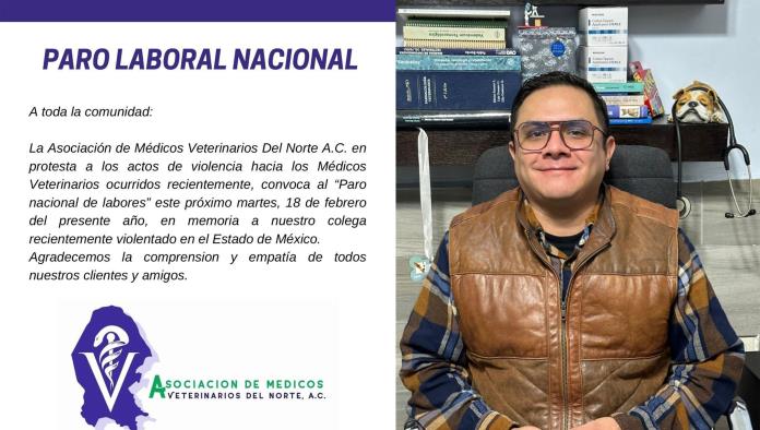 Veterinarios de Piedras Negras se suman a Paro Laboral Nacional