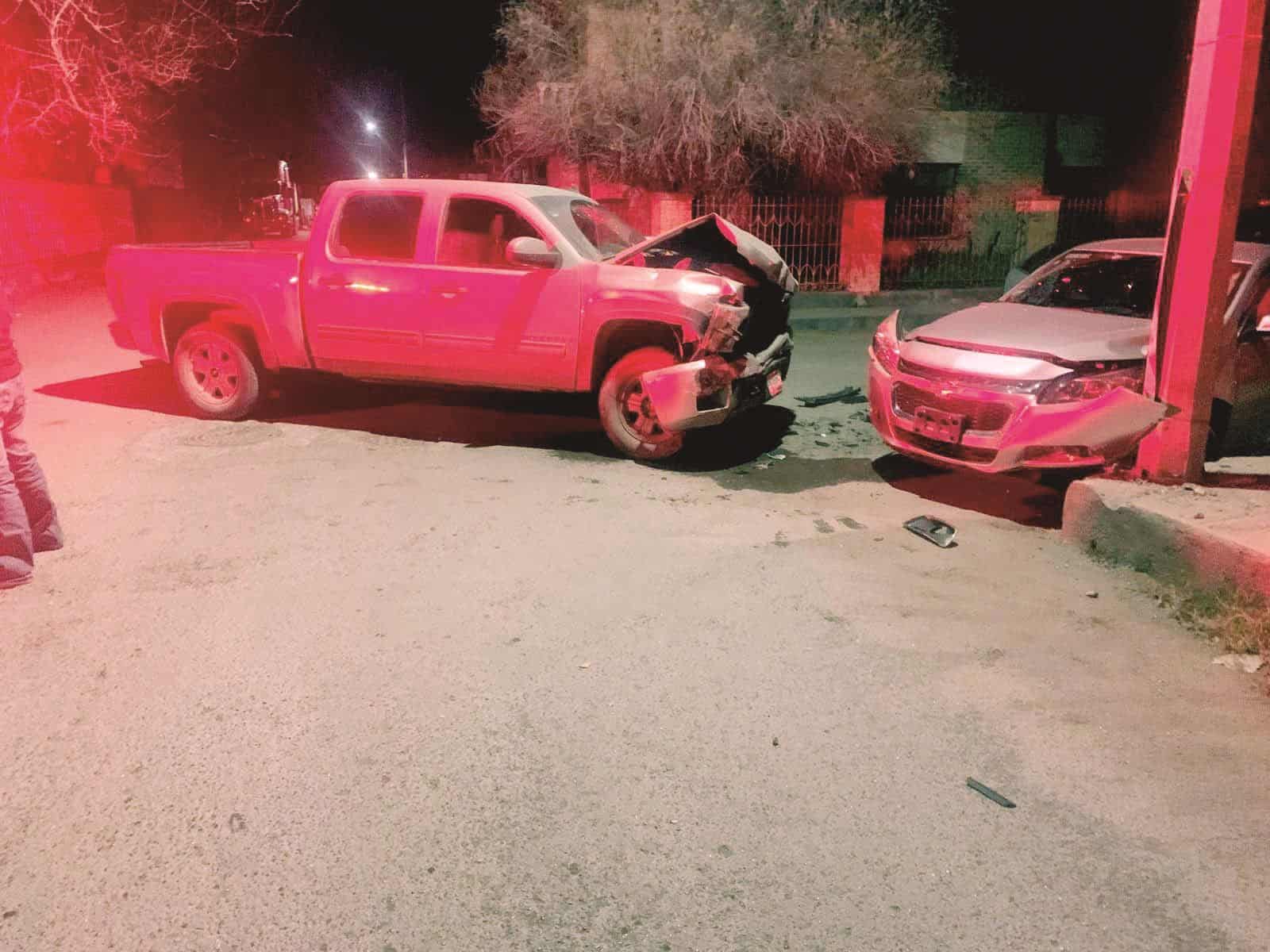 El presunto responsable del accidente, tripulaba una camioneta Chevrolet.