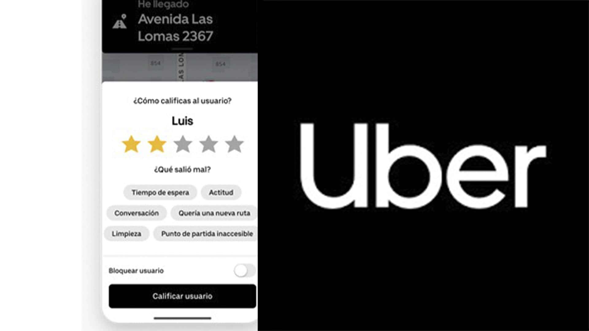 Conductores podrán restringir usuarios para viajes futuros en la app de Uber