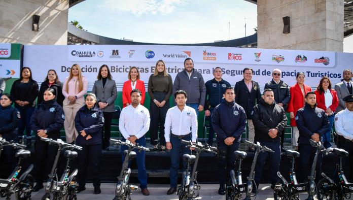 Entregan 70 bicicletas eléctricas en Monclova