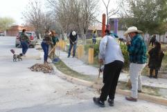 Vecinos de Bosque de Río Escondido se suman a jornada de limpieza