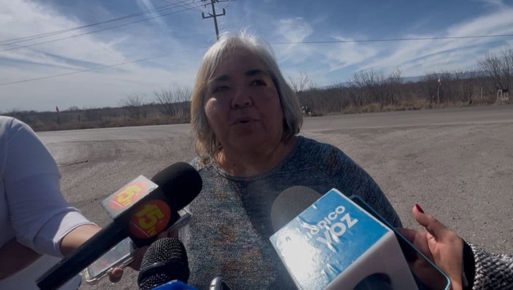 Tengo la fe puesta en Dios, en espera de que recuperen los restos de mi esposo Gil Rico Montelongo, dice Elizabeth Castillo