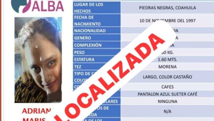 Encuentran a Mujer Desaparecida en Piedras Negras