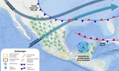 Frente frío 28 traerá bajas temperaturas y vientos fuertes a Coahuila