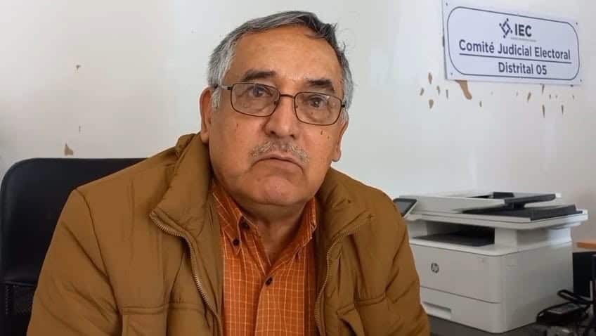 Héctor Flores Fuentes Presidente del Comité Judicial Electoral del Distrito 05.