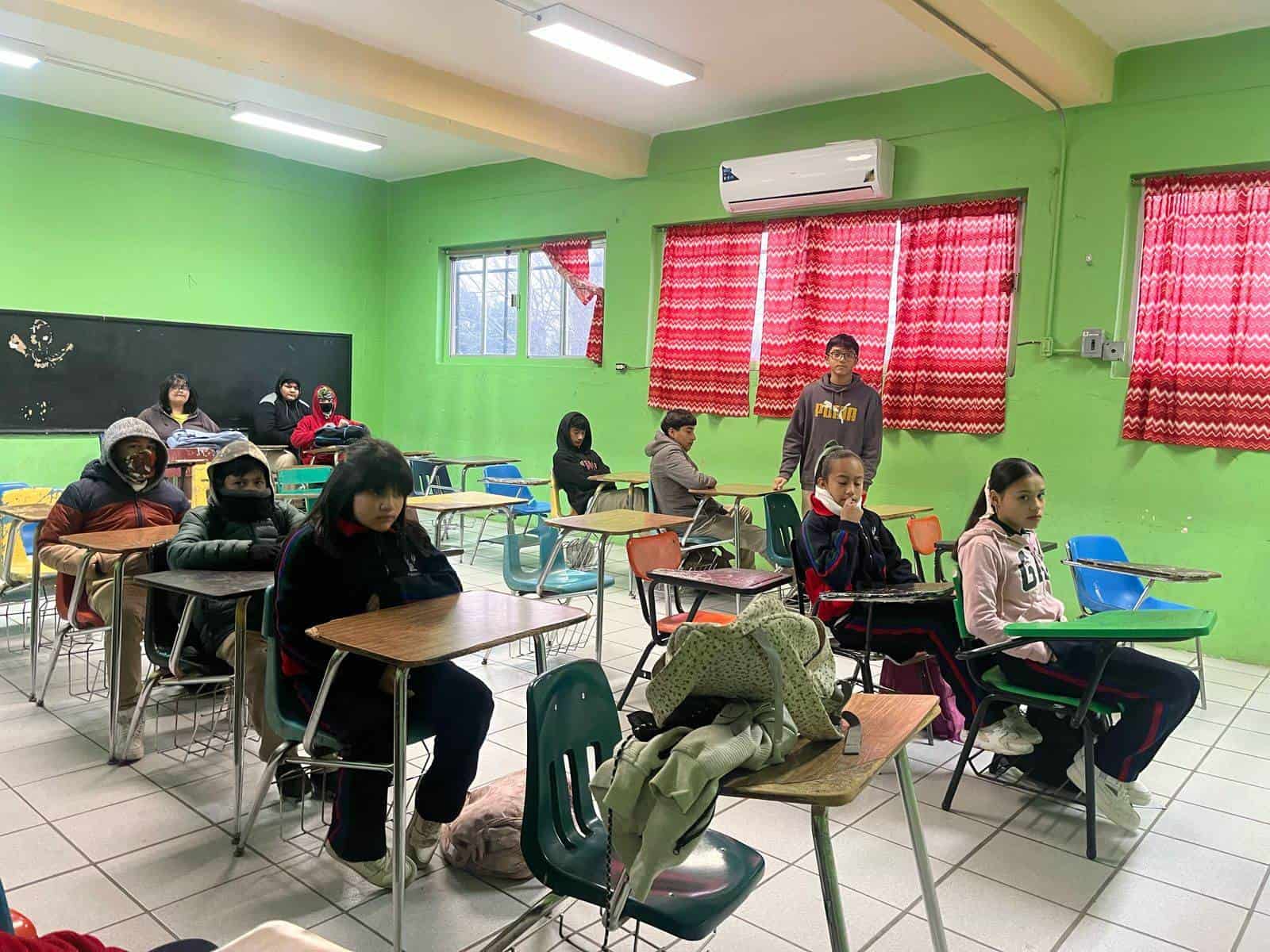 El frío intenso provoca ausentismo en escuelas de Ciudad Acuña