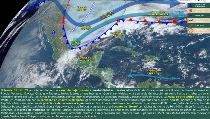 Se prevé descenso de temperatura en Coahuila