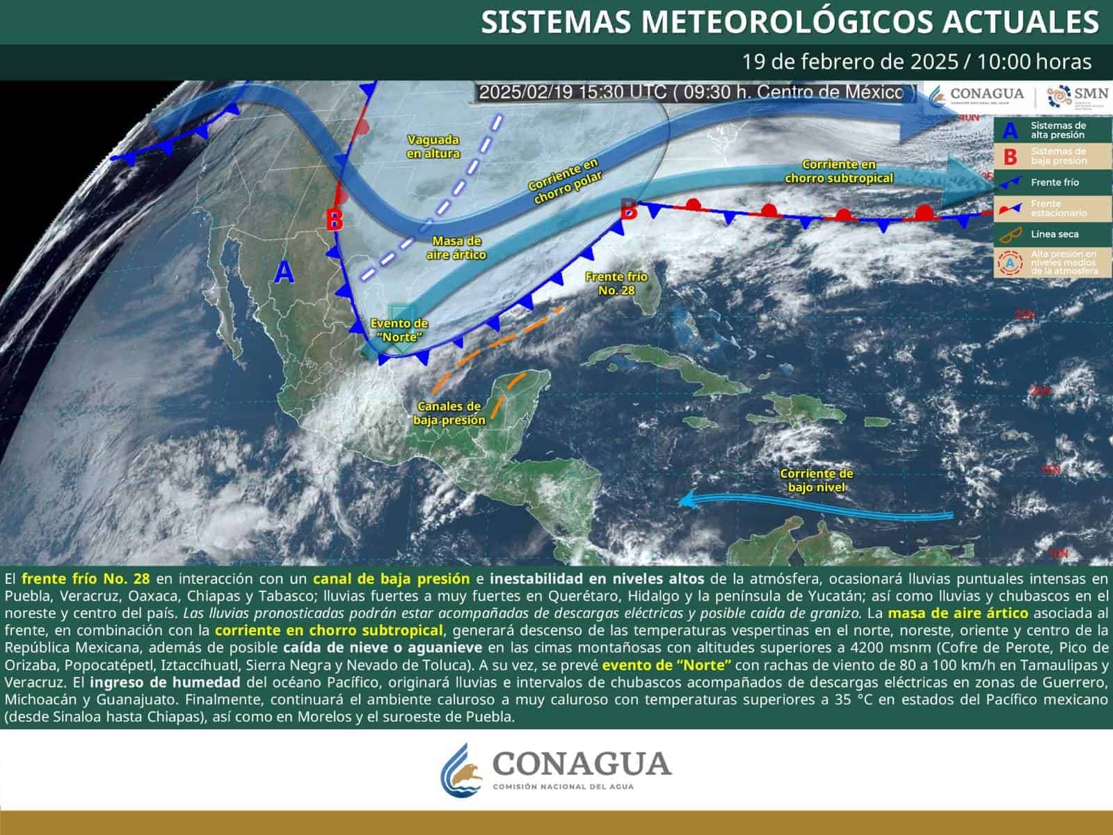 Se prevé descenso de temperatura en Coahuila