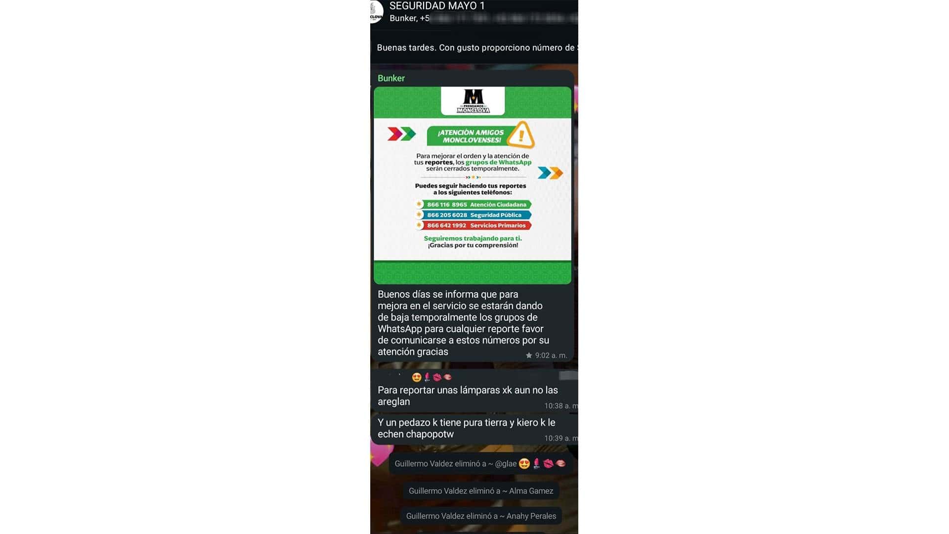 Se ha decidido eliminar 148 grupos para dar paso a una nueva estrategia que permita una atención más eficiente y ordenada.