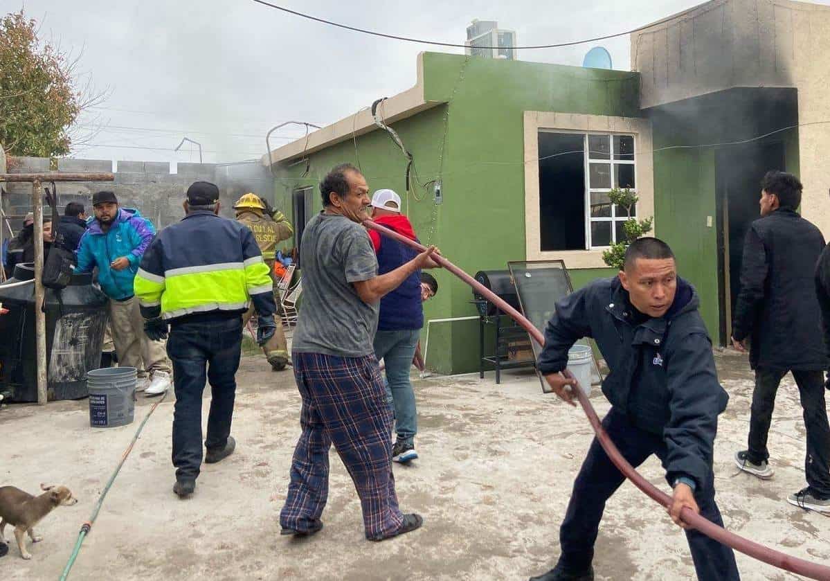 Arde vivienda en ‘la San Antonio’