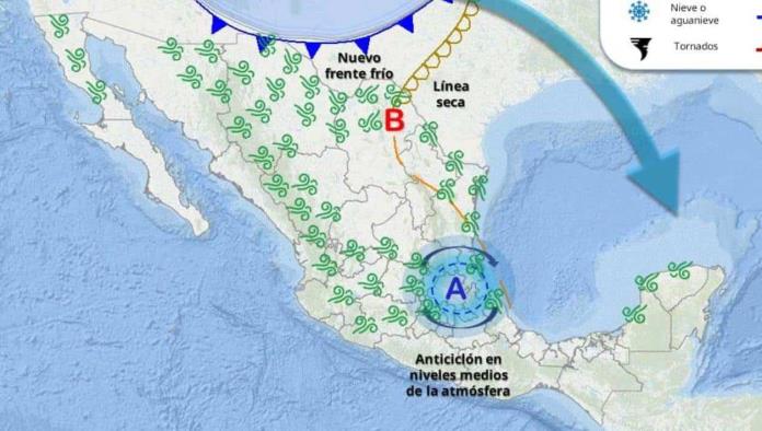 Nuevo frente frío generará vientos fuertes y lluvias aisladas en Coahuila