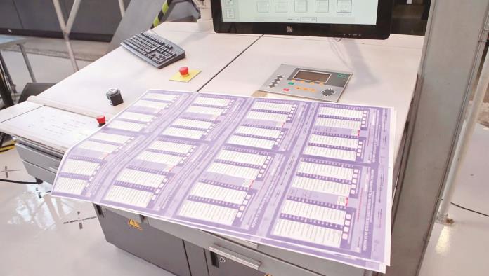 Imprimen boletas para elección del poder judicial