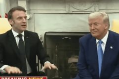 Tensión en la Casa Blanca; Presidente de Francia corrige a Trump