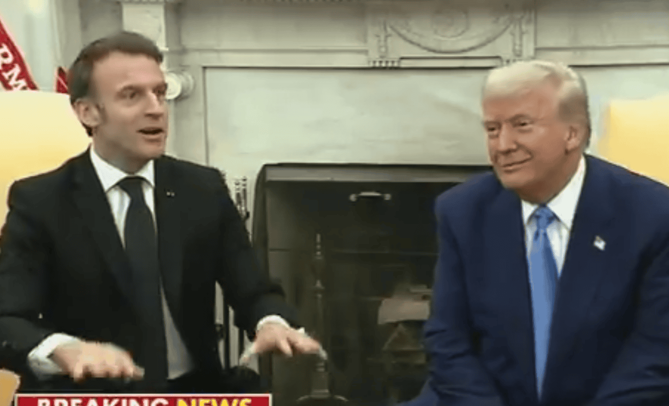 Tensión en la Casa Blanca; Presidente de Francia corrige a Trump
