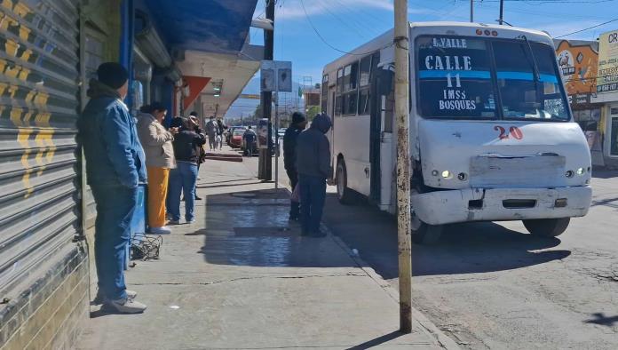 Otro accidente con transporte