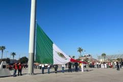 Así fue el Día de la Bandera en Acuña: Homenaje Cívico y Cambio de Banderas