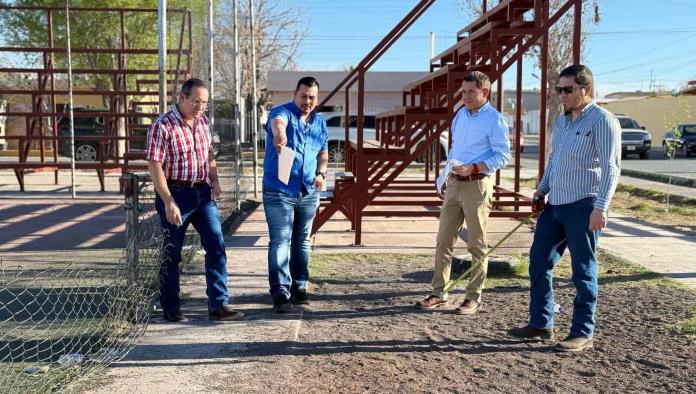 Construyen Dugouts en cancha de SB