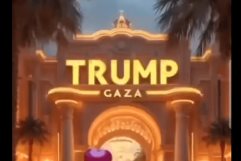 Trump comparte extraño video hecho por IA sobre Gaza