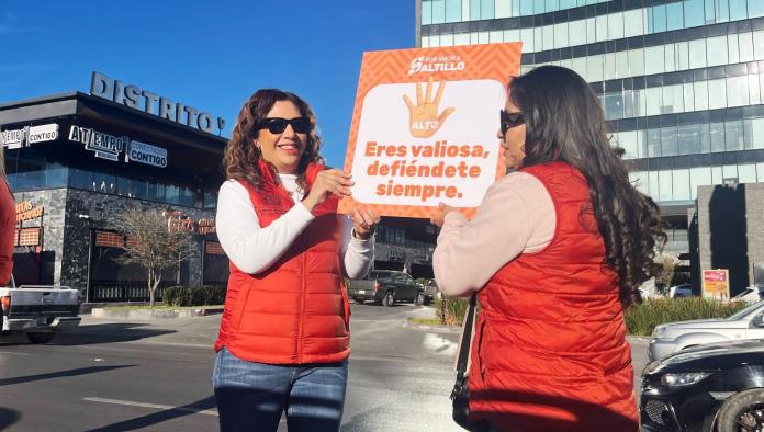 Realizan movilización Naranja en contra de la Violencia