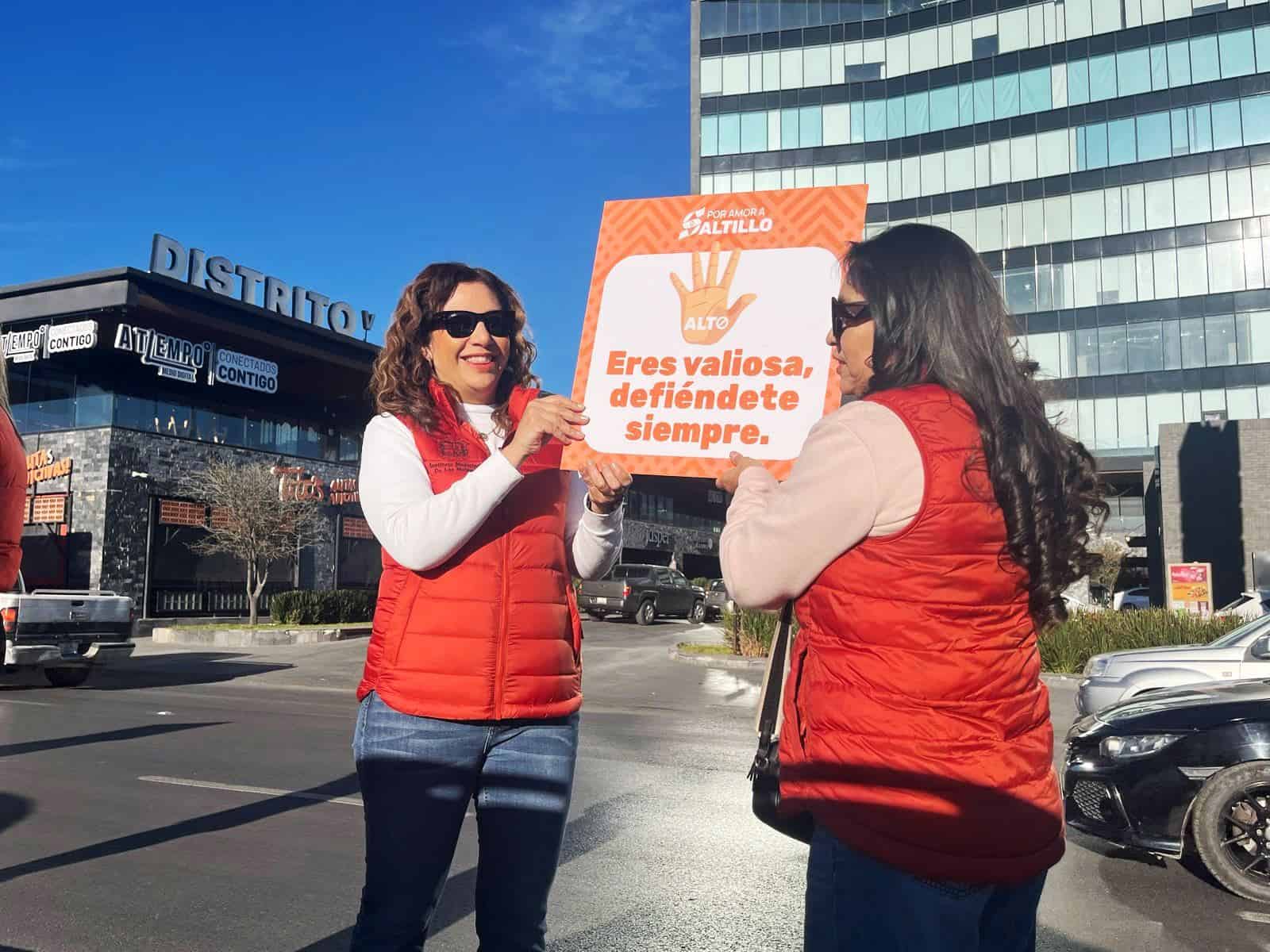 Realizan movilización Naranja en contra de la Violencia