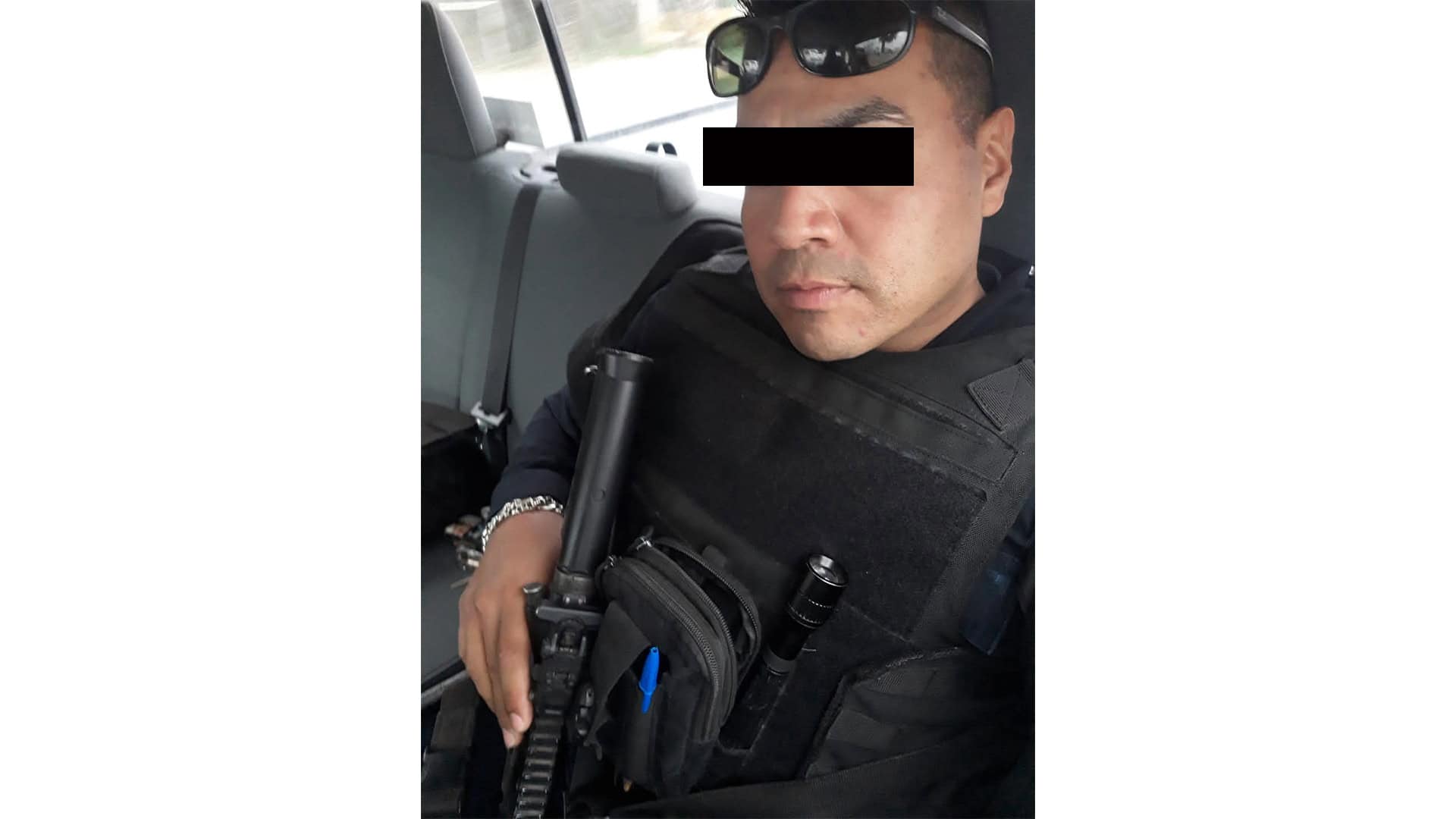 Cuatro policías acusados de robo a la baja automática de la corporación, entre ellos el “Popeye”.