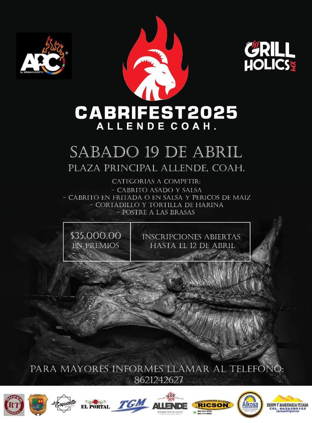 Ofrecerá CabriFest 2025 $35 mil en premios en Allende