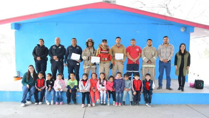 Realizan Simulacro en el Jardín de Niños Bartolomé de Medina de Nava