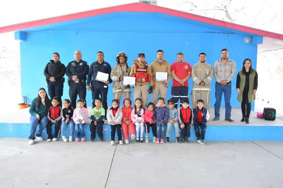 Realizan Simulacro en el Jardín de Niños Bartolomé de Medina de Nava