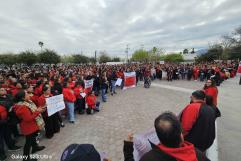 Docentes de Monclova y la Región Centro protestan contra la Ley del ISSSTE 2025