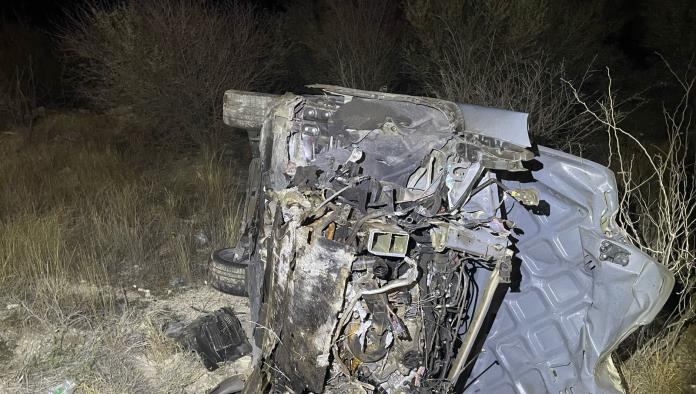 Conductor se Fuga tras Volcadura de Porsche en Ciudad Acuña