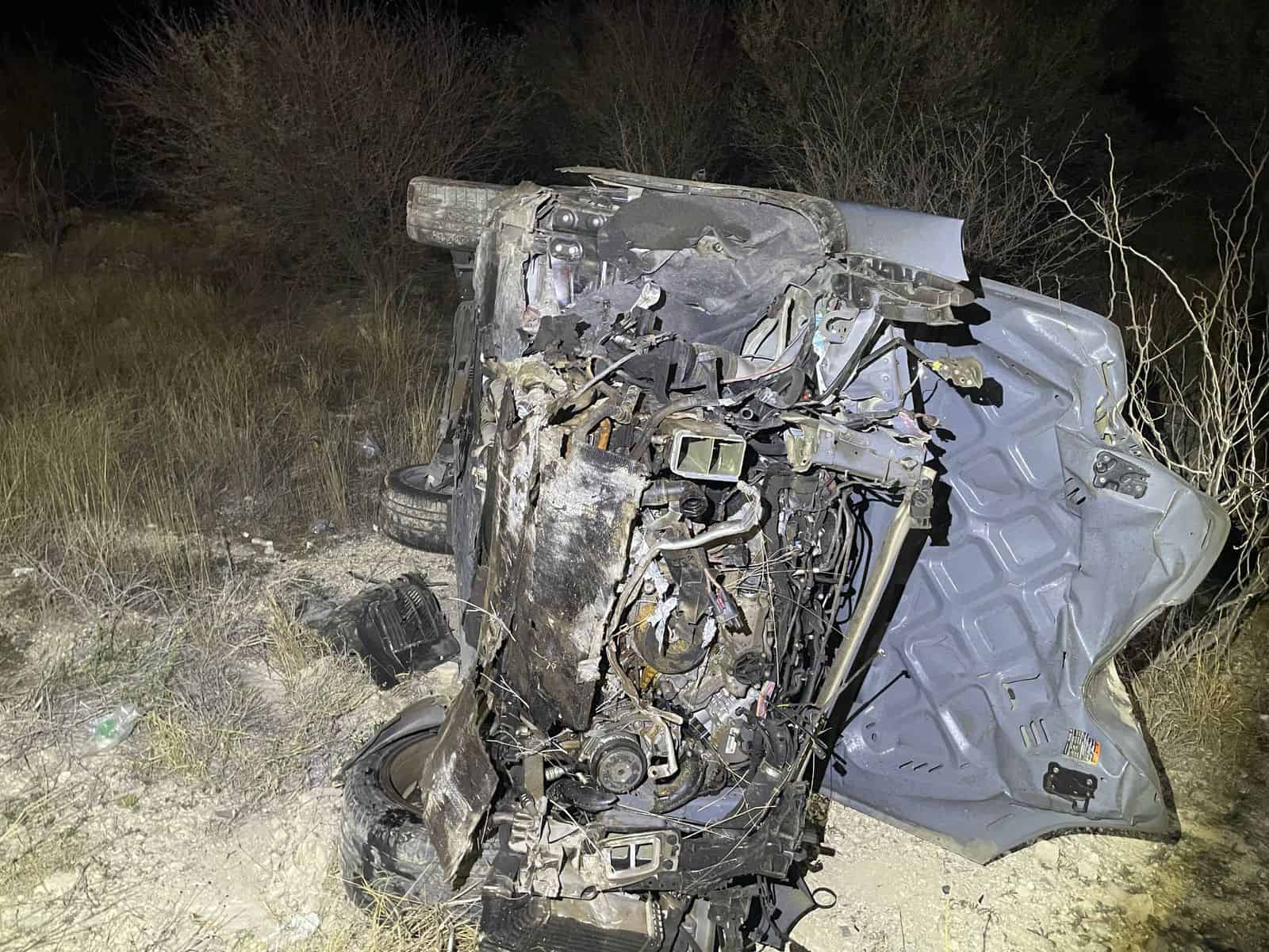 Conductor se Fuga tras Volcadura de Porsche en Ciudad Acuña