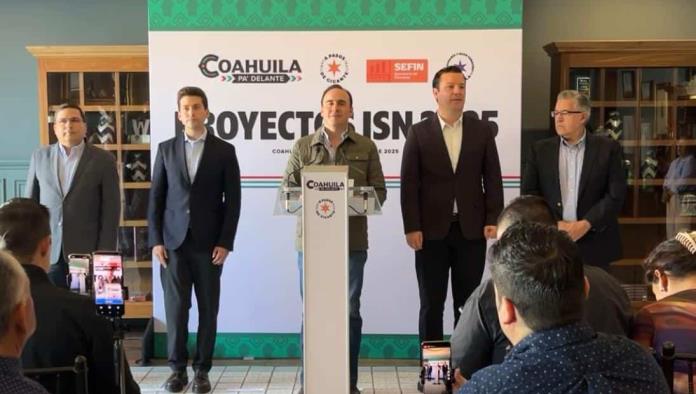Anuncia Manolo Jiménez inversión con Fondo del ISN