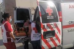 Mujer resulta herida tras ser atropellada en Sabinas