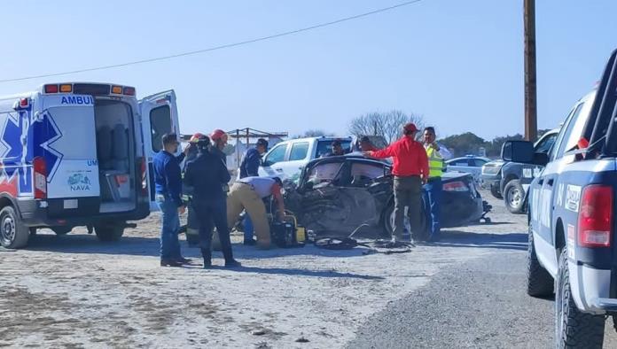 TRAGEDIA: Muere Mujer en Encontronazo en Puente Vehicular de Nava