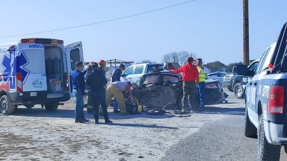 TRAGEDIA: Muere Mujer en Encontronazo en Puente Vehicular de Nava