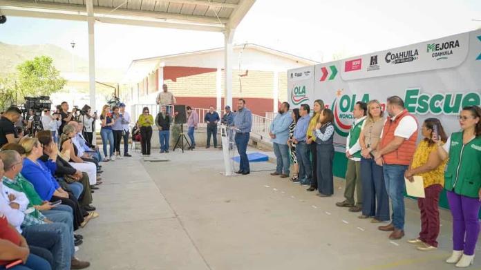 Llega Ola Monclovense a escuela Evangelina Llega Ola Monclovense a escuela Evangelina