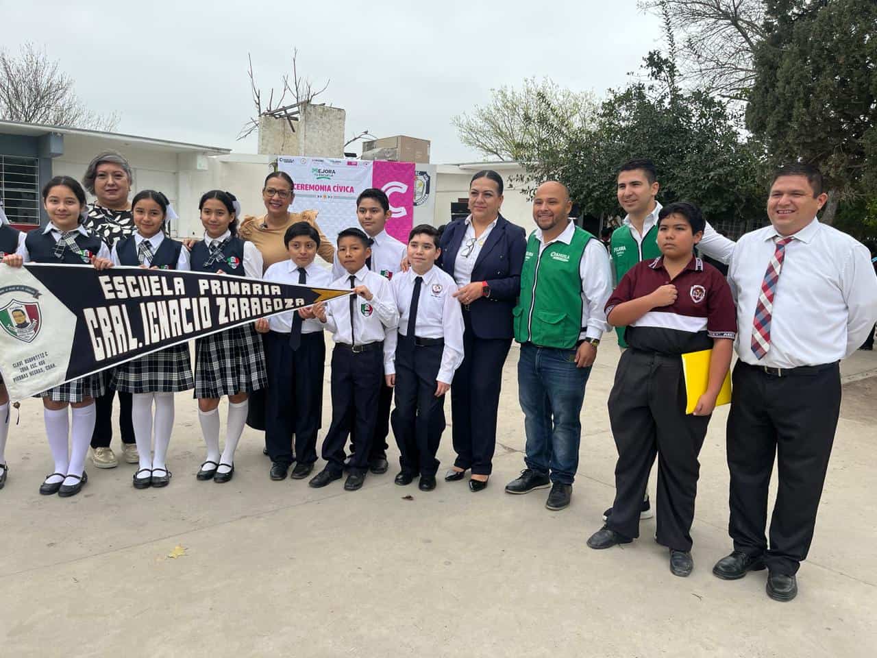 Inician programas Mejora Tu Escuela y Lunes Cívicos en Piedras Negras