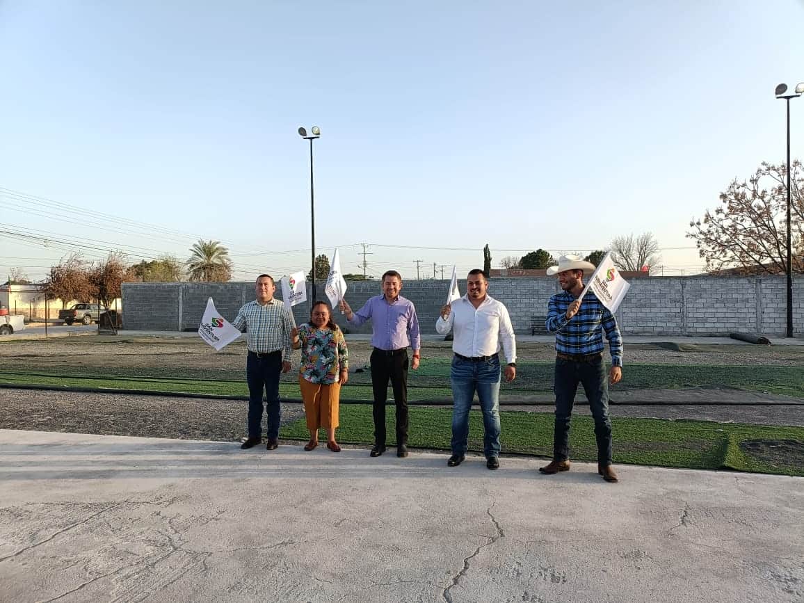 El alcalde Hugo Lozano dio el arranque de obra en la Colonia Pueblo Nuevo.
