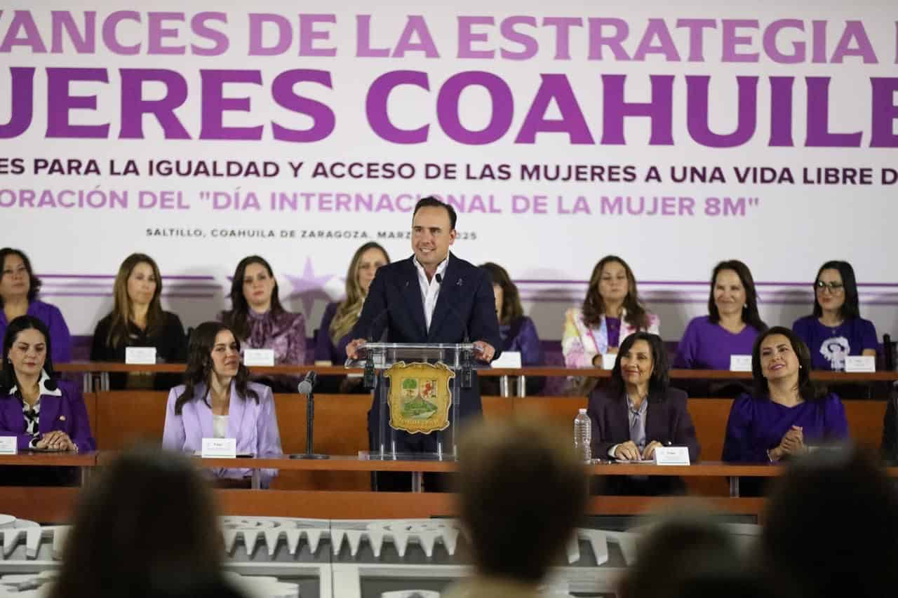 Previo a la celebración del Día Internacional de la Mujer, el Gobernador Manolo Jiménez evaluó los avances en la estrategia integral que tiene su gobierno a favor de las féminas.