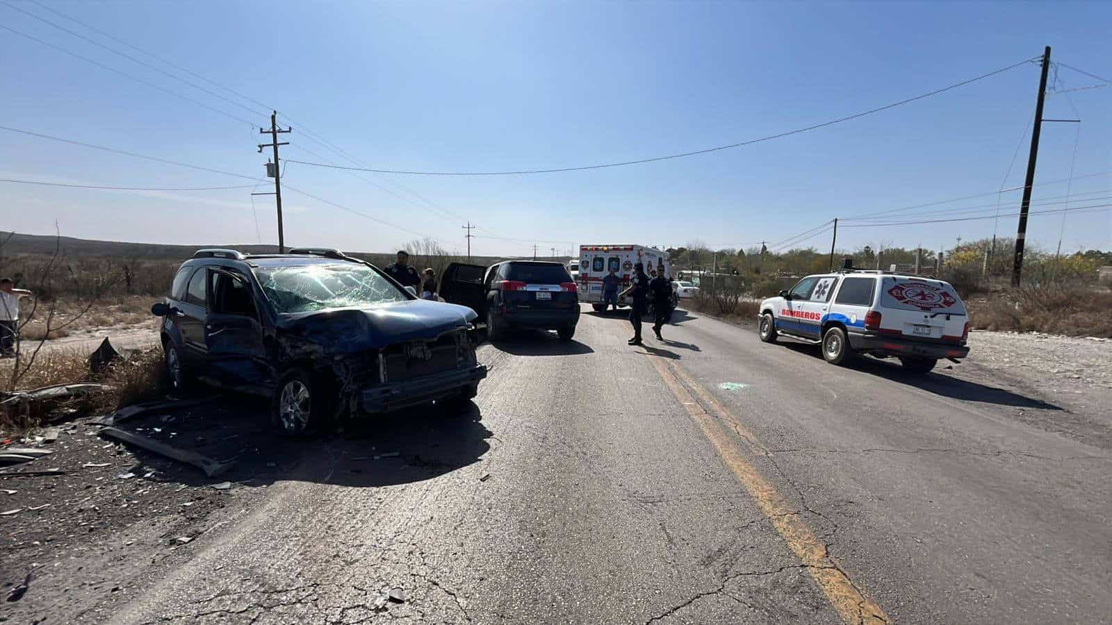 Choque en la 57 deja dos lesionados en Allende