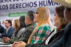 Ratifica Yesica Sifuentes compromiso con los DH