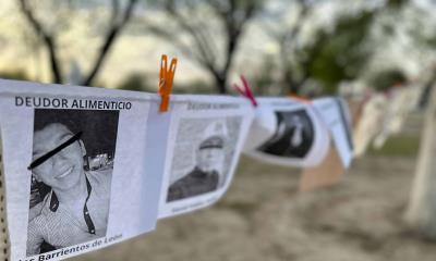 Exhiben a DEUDORES ALIMENTICIOS y Desaparecidos en la Macroplaza de Piedras Negras