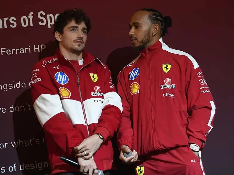 Charles Leclerc y Lewis Hamilton podrían darle el Mundial a Ferrari. 