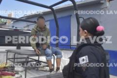 Captura SP a joven armado con cuchillo