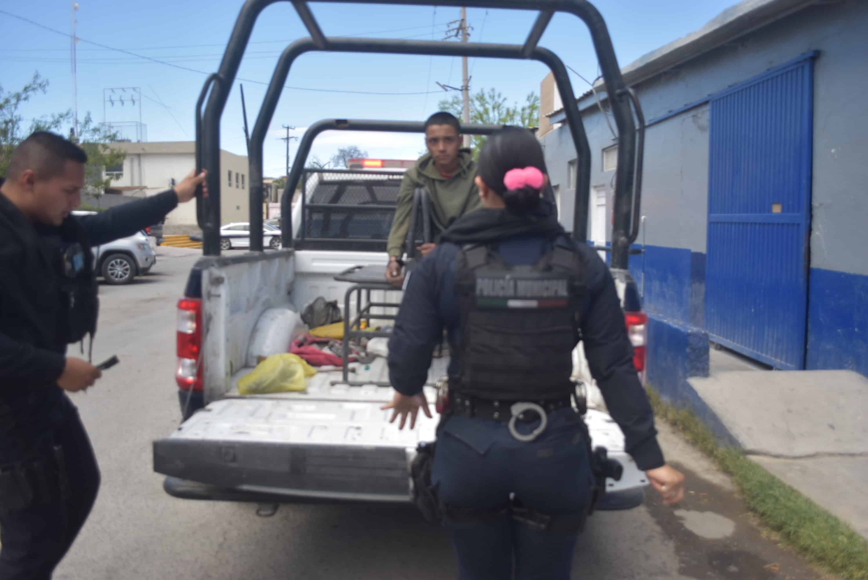 Captura SP a joven armado con cuchillo