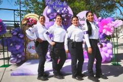 Policía Violeta y Policía Escolar celebran el Día de la Mujer en Frontera